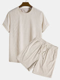 Stretch Corduroy Ringer T-Shirt & Corduroy Shorts