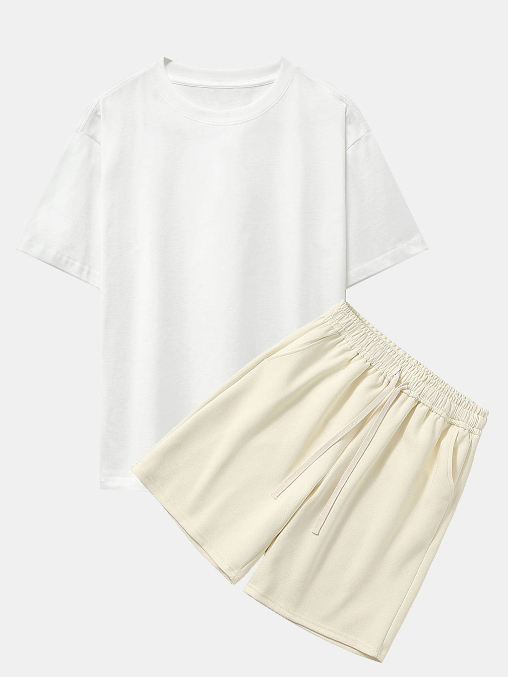 Heavy Weight Drop Shoulder Oversize T-Shirt & Jersey Shorts