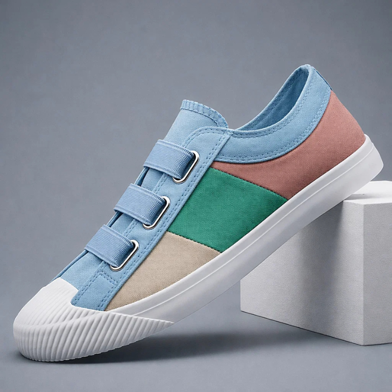 Monet-Inspired Canvas Sneakers