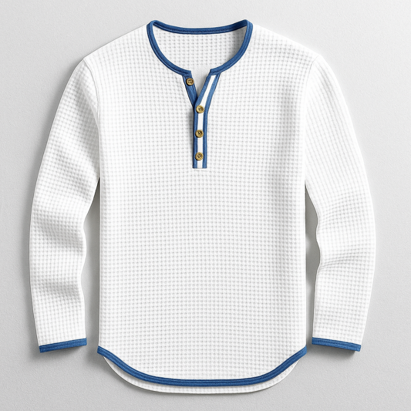 Ellis Long Sleeve Henley Shirt