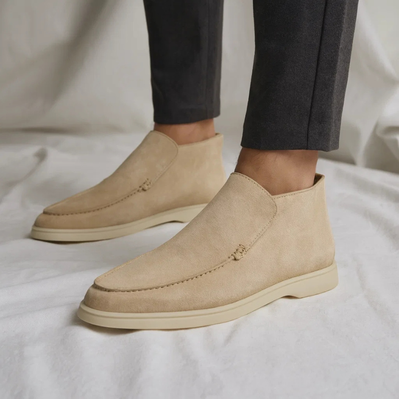 Marco Suede Chukka Slip-Ons