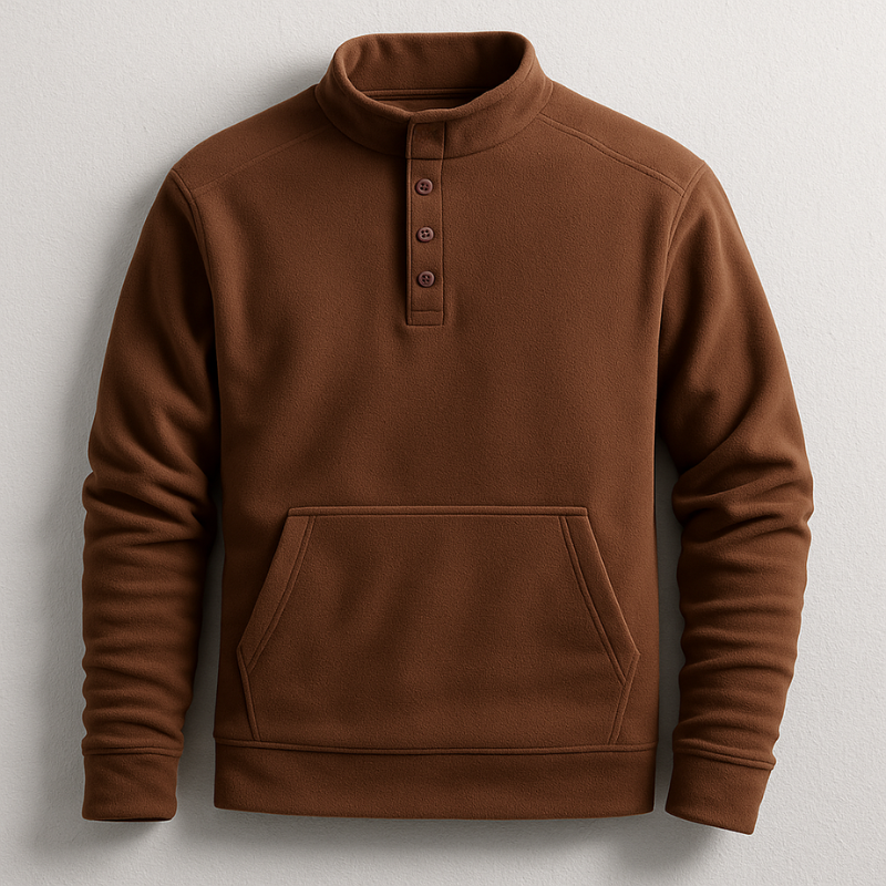 Preston Fleece Henley Sweatshirt