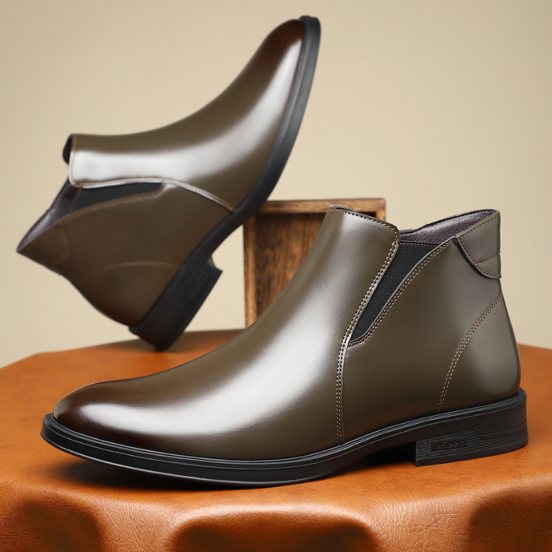 Premium Leather Chelsea Boots