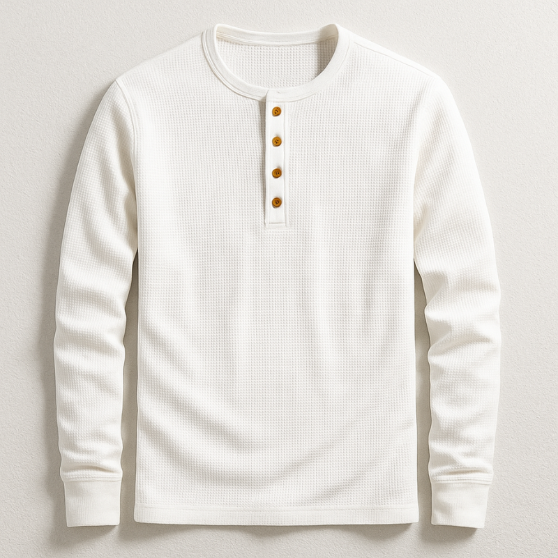 Hudson Long Sleeve Henley Shirt
