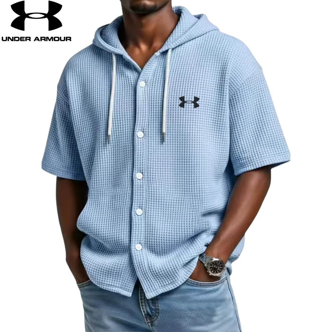UA™ Waffle Knit Hooded Shirt