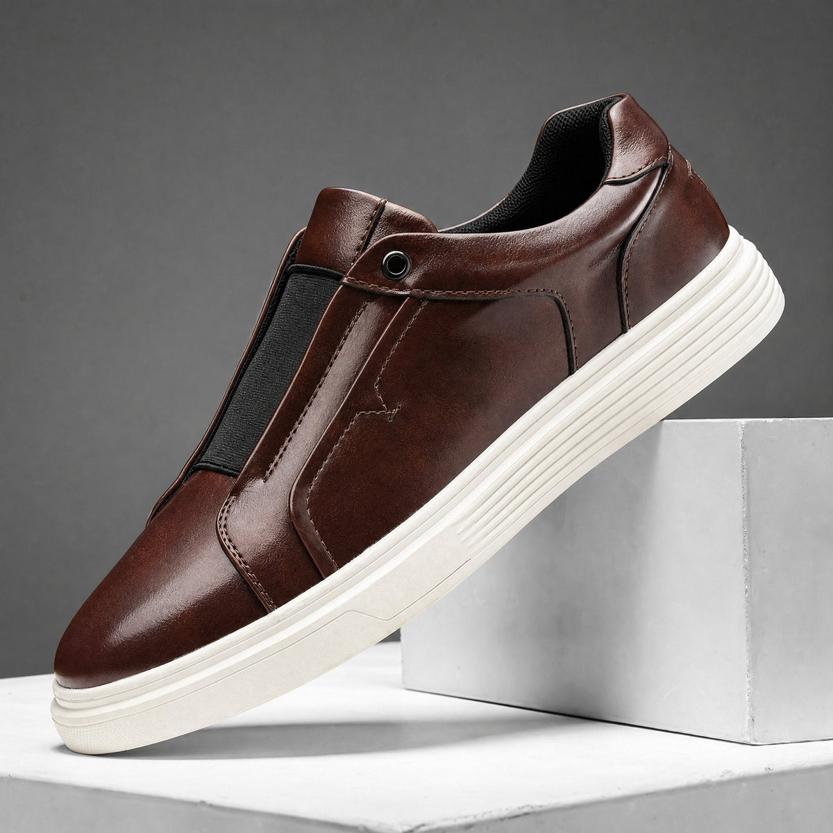 Authentic Leather Maretto Sneakers