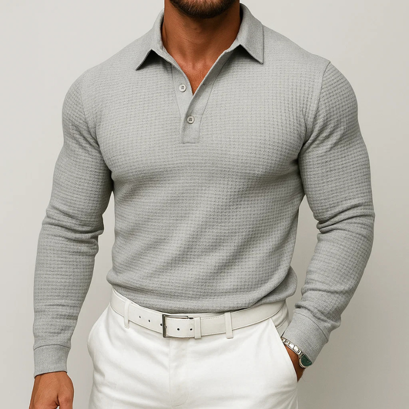 Veneto Long-Sleeve Polo Shirt