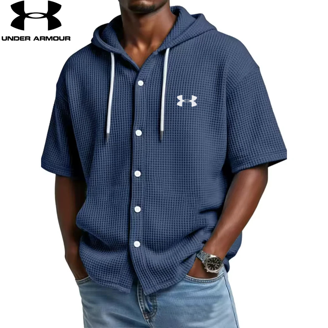 UA™ Waffle Knit Hooded Shirt