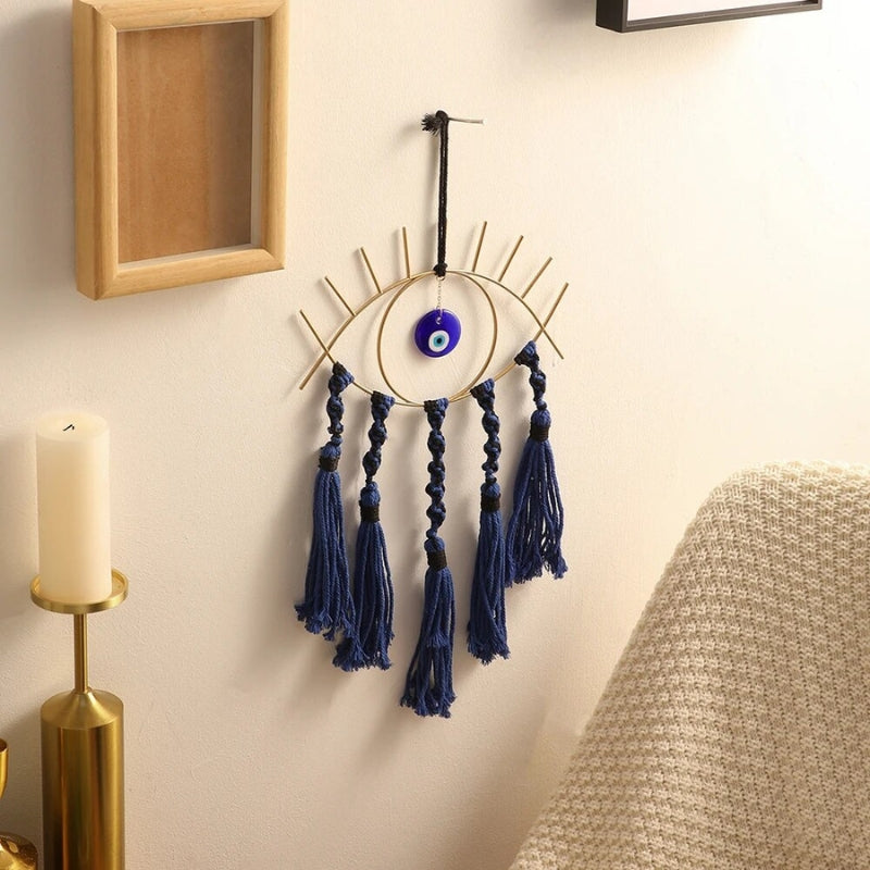 Artisan-Made Azure Eye Dream Catcher – Ruviox