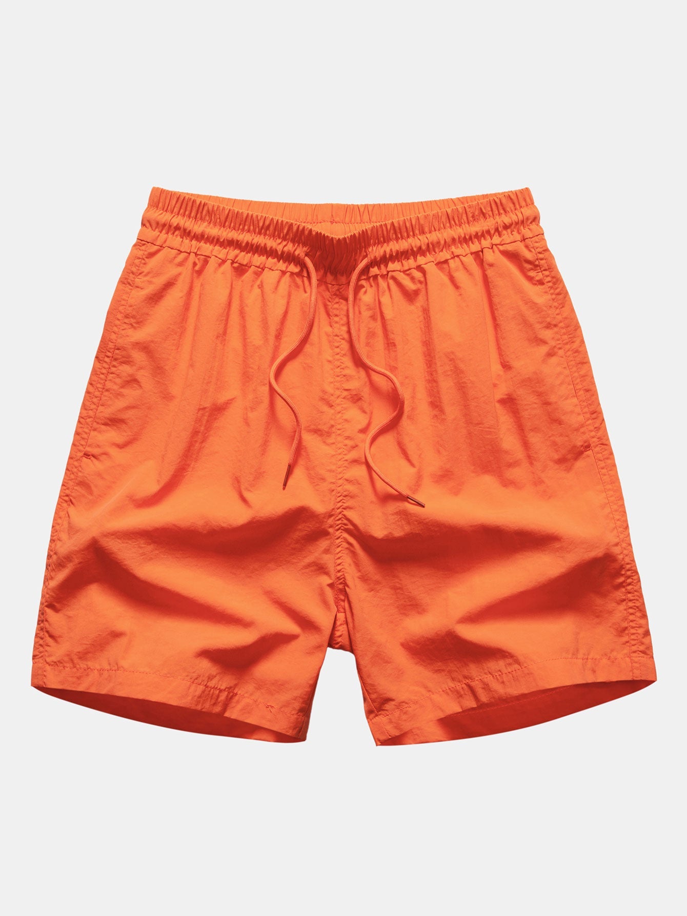 Regular Fit Palm Trees Silhouette Print Cotton T-Shirt & Swim Shorts