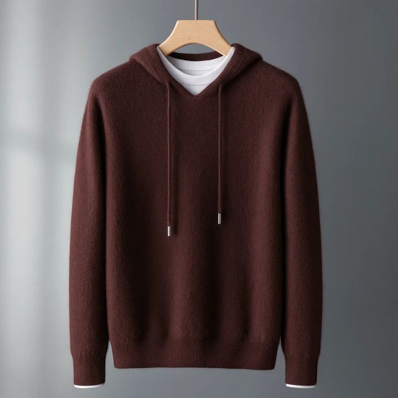 Marco Cashmere Pullover Hoodie