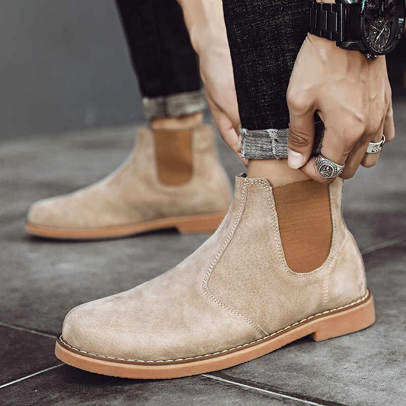 Montaro Suede Chelsea Ankle Boots