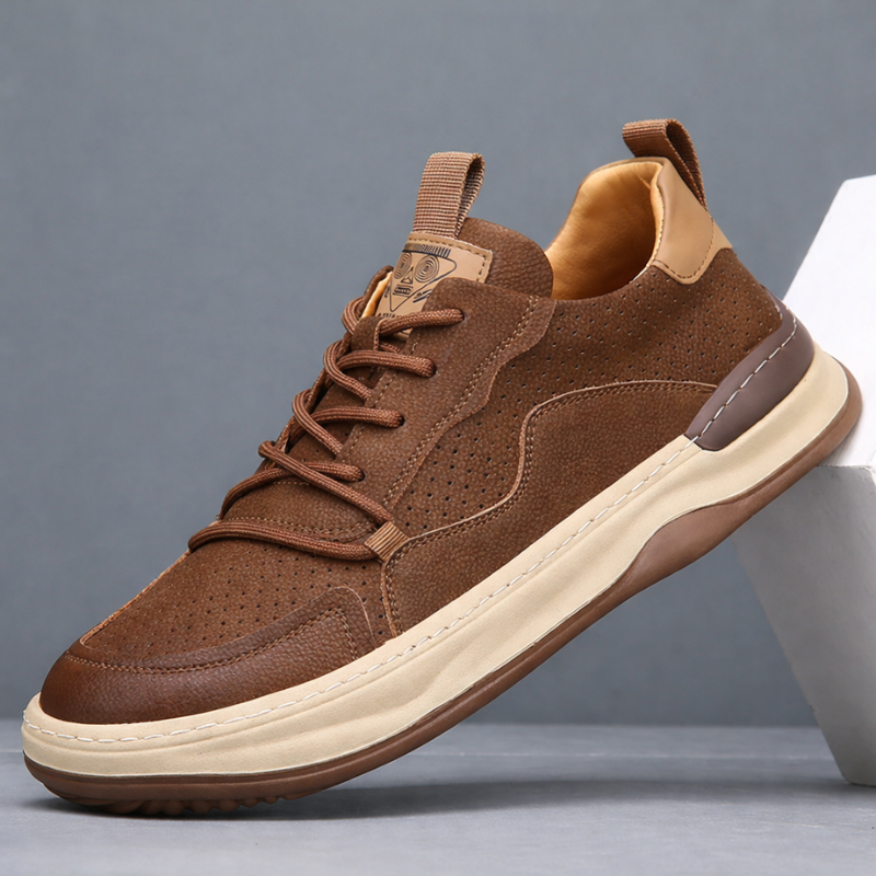 Italian Leather Sneakers by Carlo
