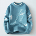 Vintage-Inspired Distressed Sweater