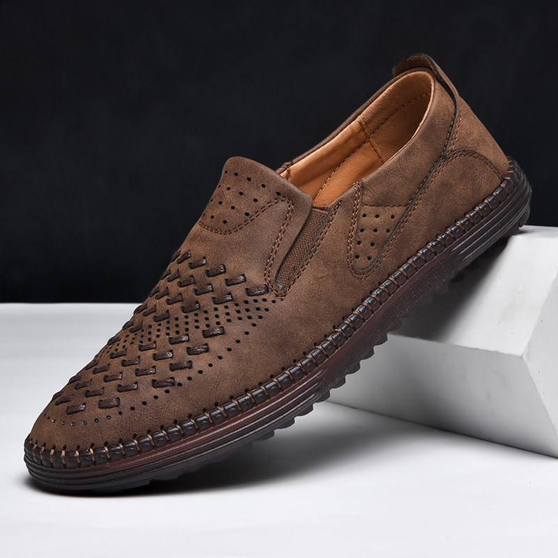 Carter Authentic Leather Slip-On Shoes