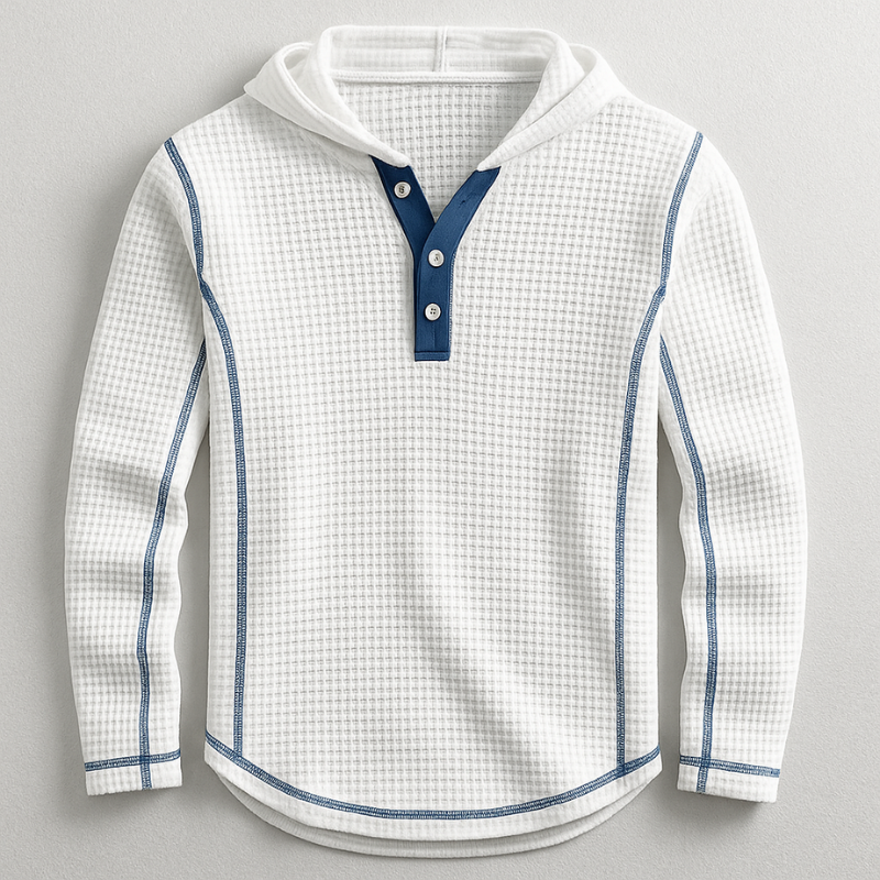 Lucas Waffle Knit Hoodie