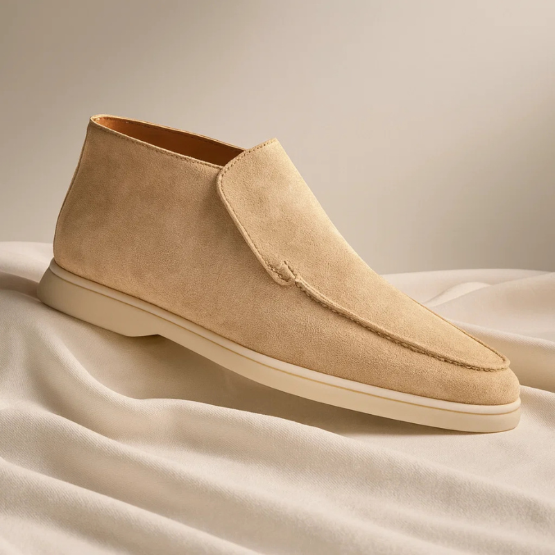 Marco Suede Chukka Slip-Ons