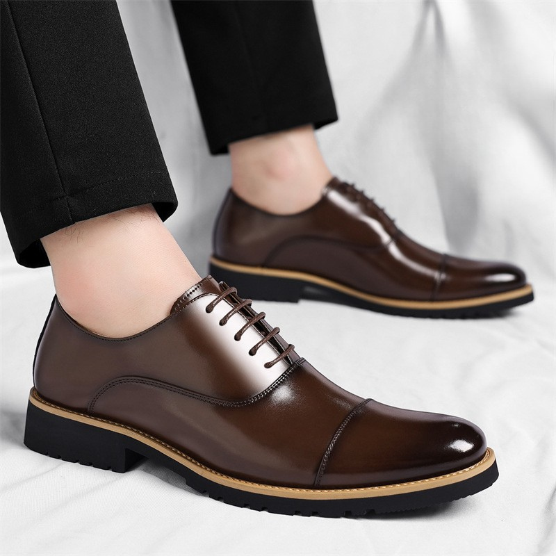 Luciano Genuine Leather Dress Shoes