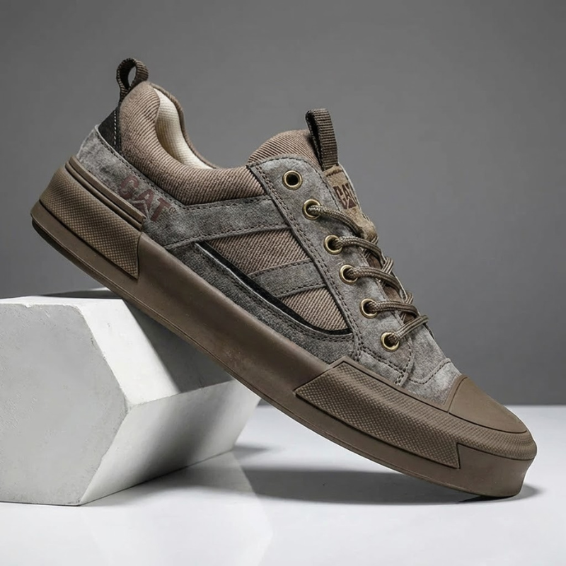 CAT® UrbanDrift Leather Sneakers for Modern Style