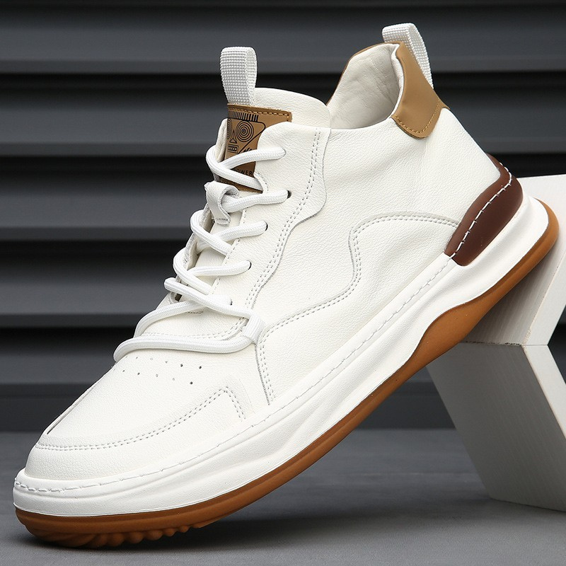 Authentic Italian Leather Sneakers by Marco