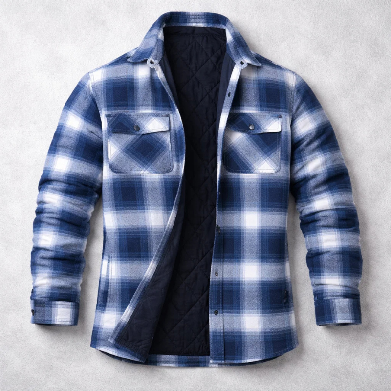 Hudson Plaid Flannel Jacket