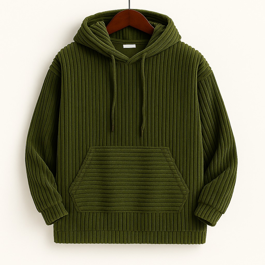 Boston Corduroy Pullover Hoodie