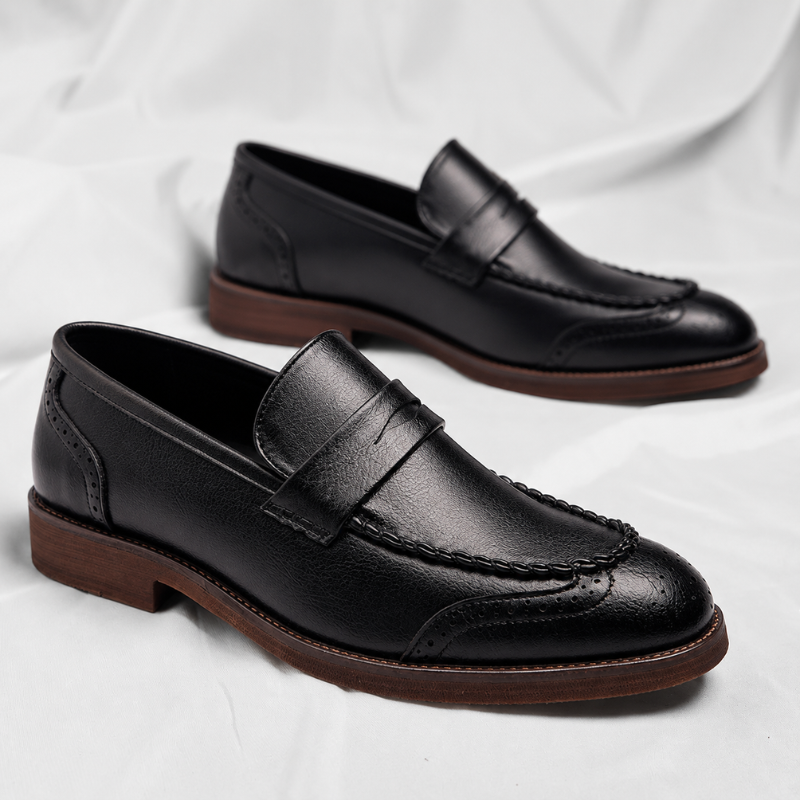 Santino Leather Classic Penny Loafers