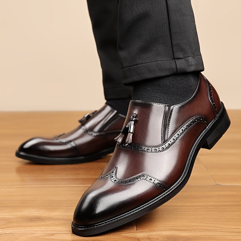 Chester Leather Tassel Slip-On Shoes