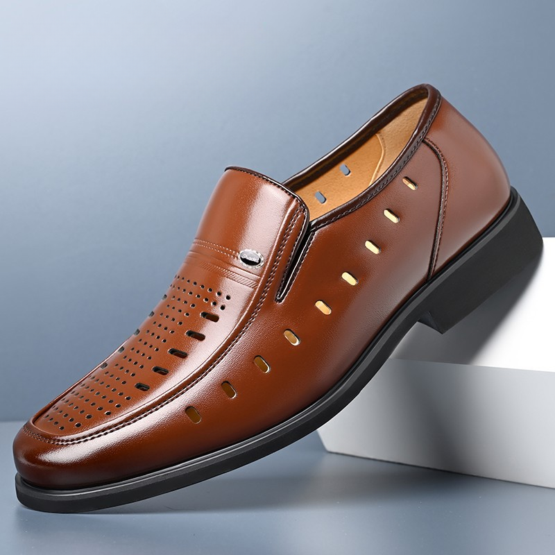 Rivoli Leather Slip-On Shoes