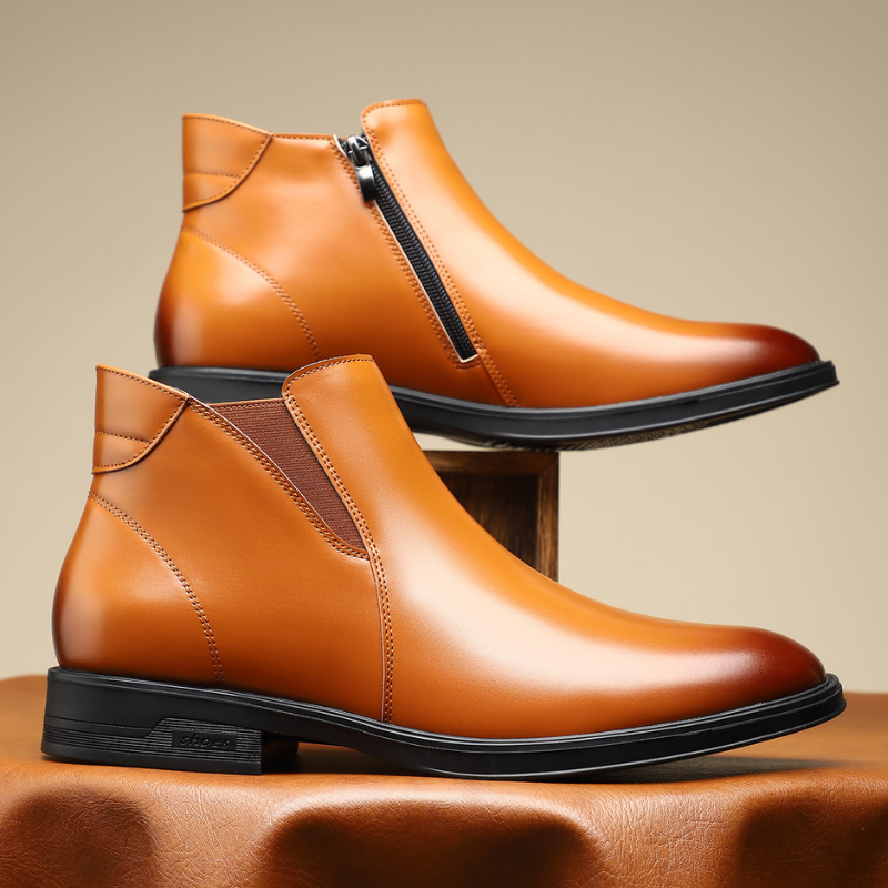 Premium Leather Chelsea Boots