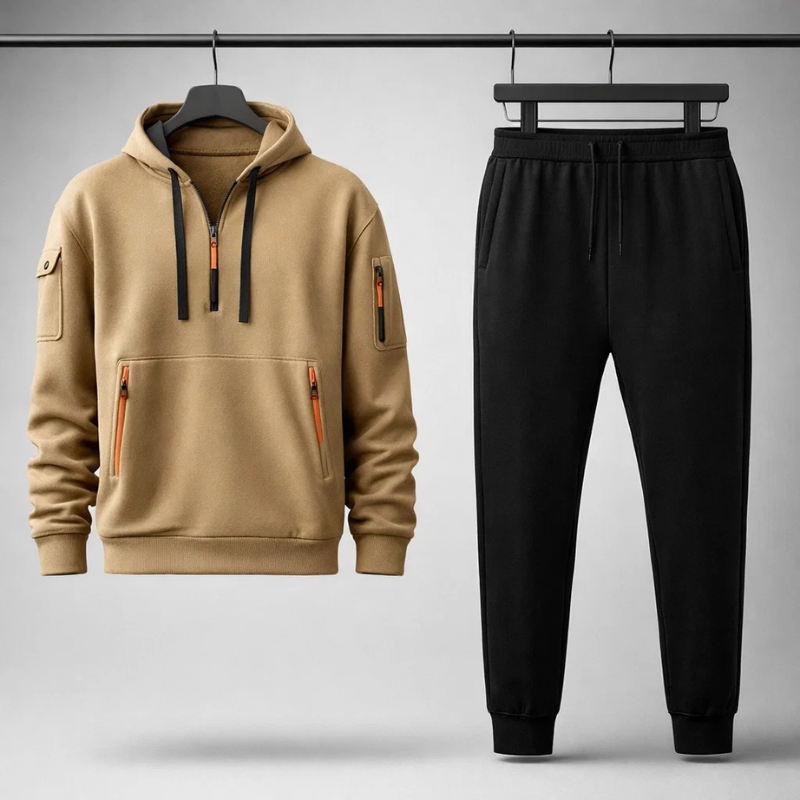 Trendy Tech Tracksuit Ensemble
