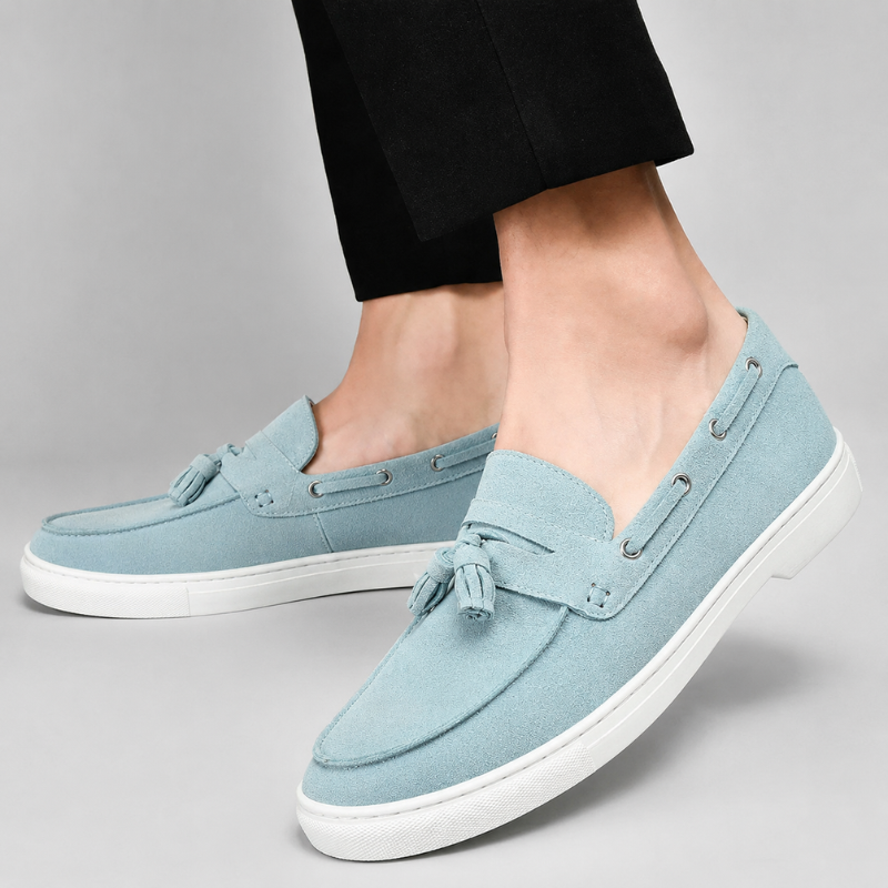 Mayfair Suede Loafers with Tassel Detail
