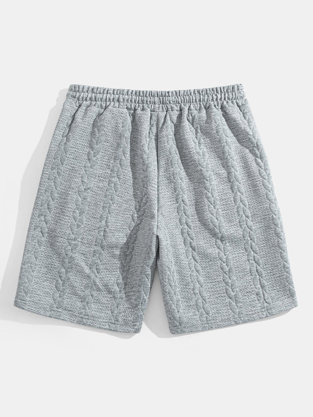 Relax Fit Mid-Length Sleeve Twist Jacquard T-Shirt & Shorts