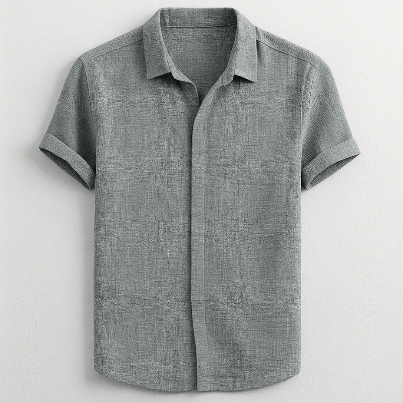 Hudson Button-Up Shirt with Collar
