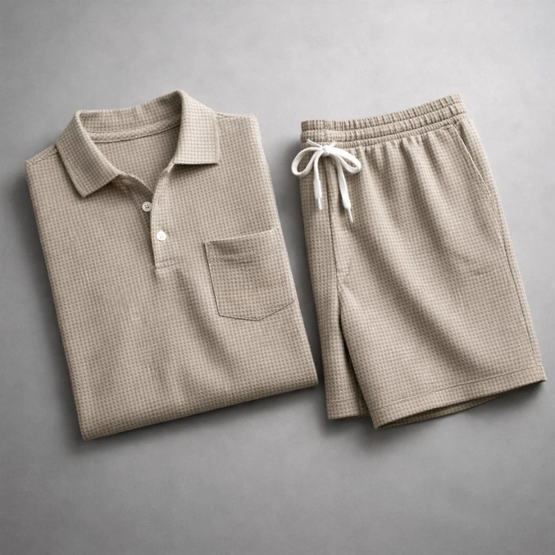 Carter Waffle Knit Ensemble