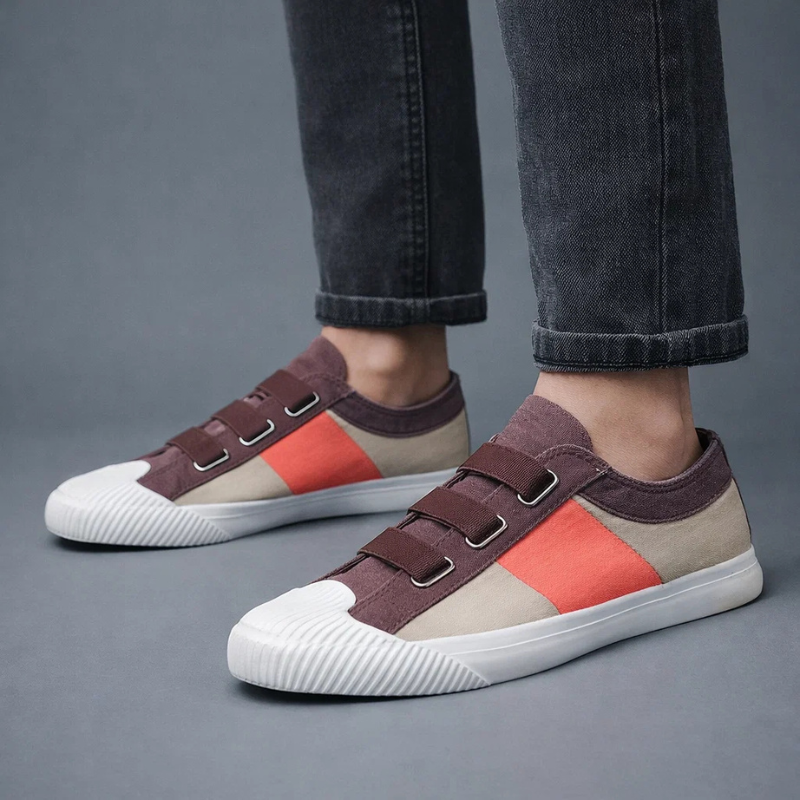 Monet-Inspired Canvas Sneakers
