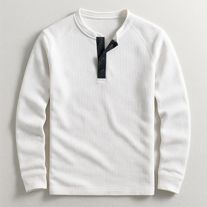 Brooks Long Sleeve Henley Shirt