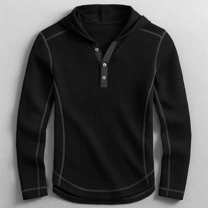 Lucas Waffle Knit Hoodie