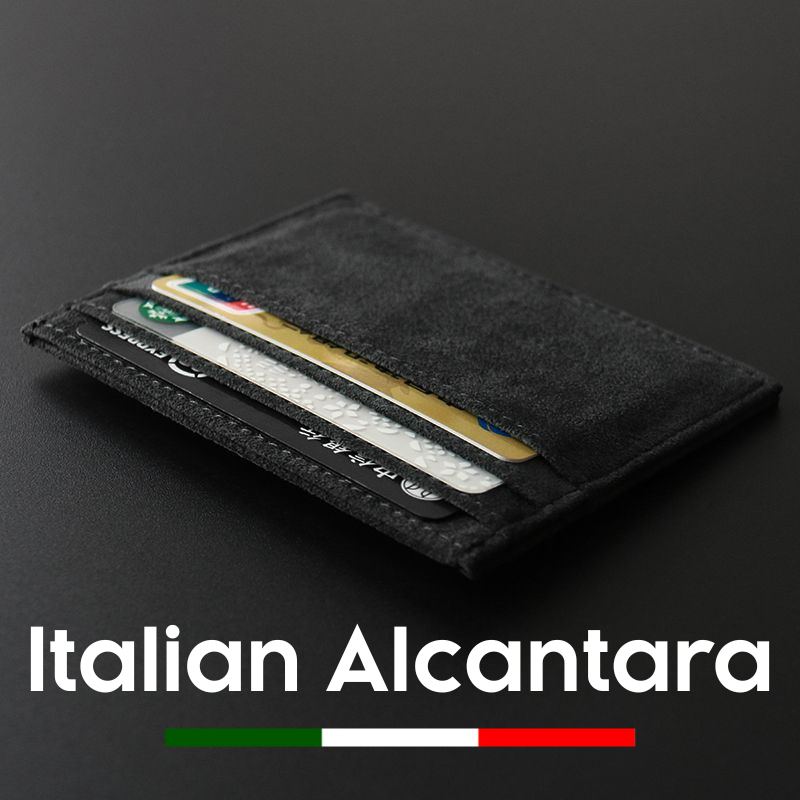 Cavallo Italian Alcantara Leather Wallet