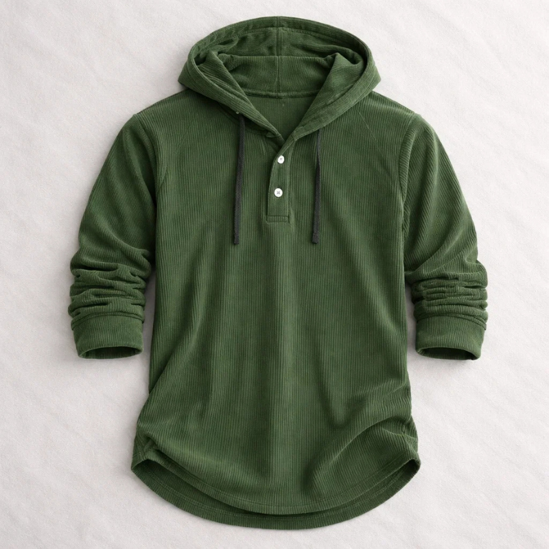 Nolan Corduroy Hooded Sweatshirt
