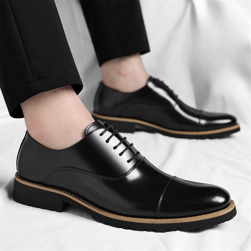 Luciano Genuine Leather Dress Shoes