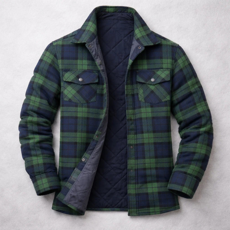 Hudson Plaid Flannel Jacket