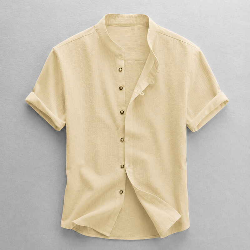 Porto Linen Button-Up