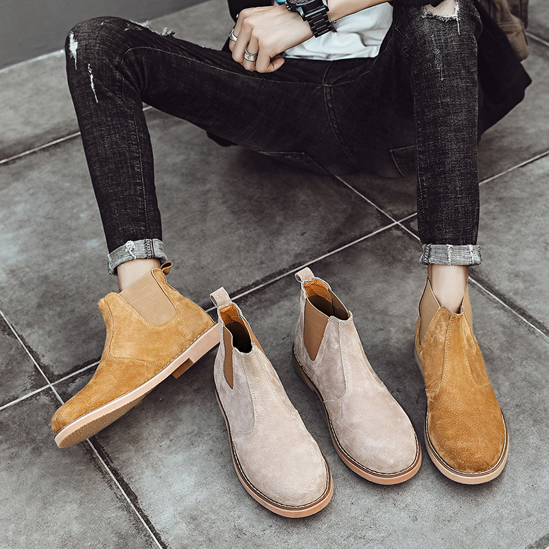 Montaro Suede Chelsea Ankle Boots
