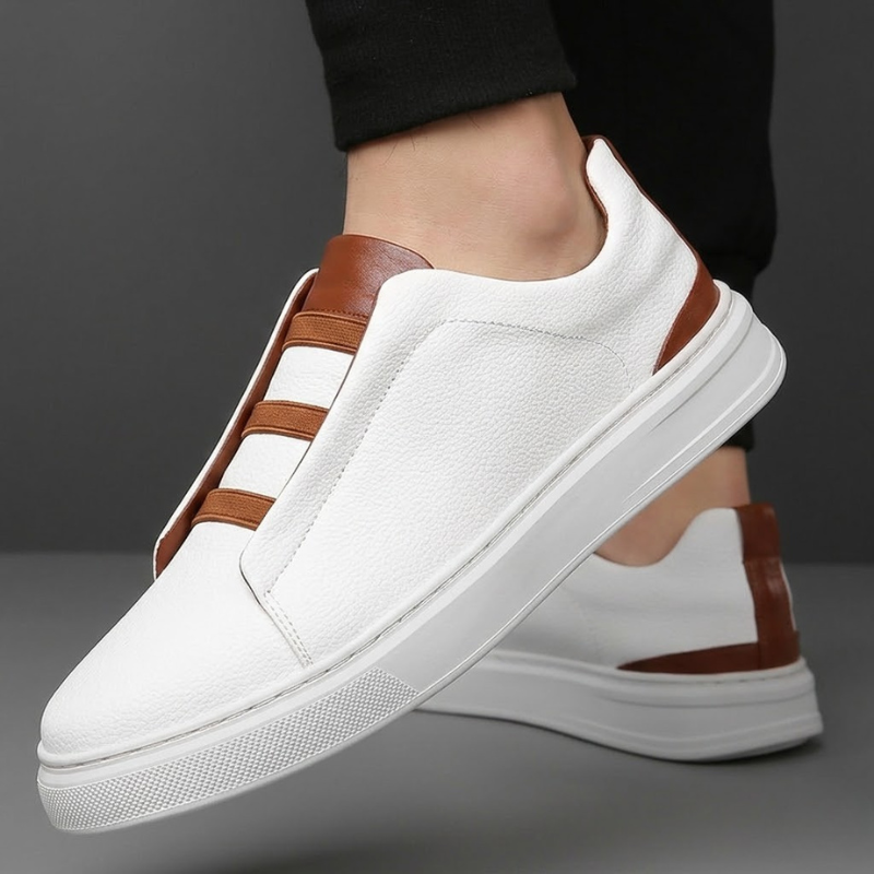Genuine Leather Chelsea Sneakers