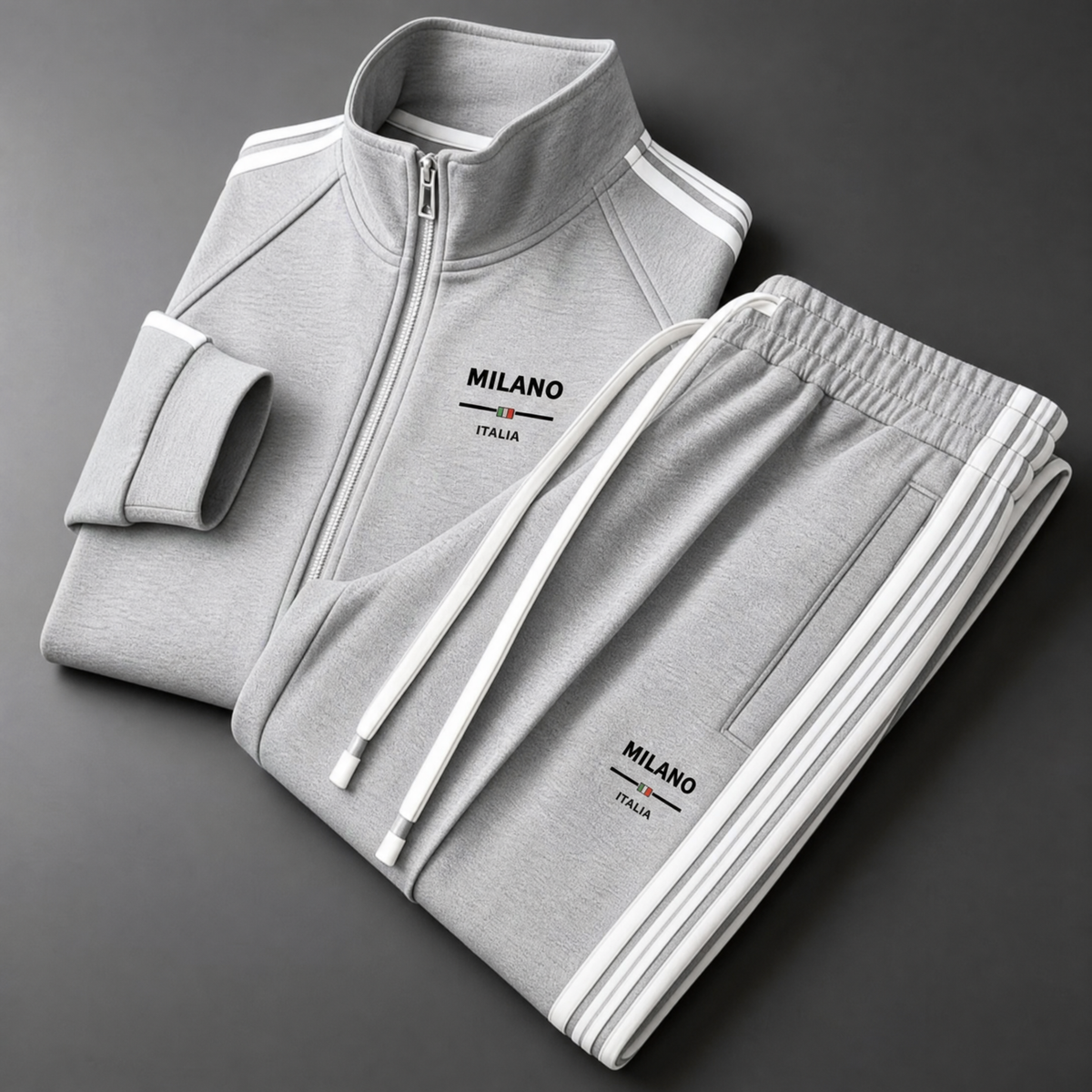 Italian Milano Tracksuit Ensemble