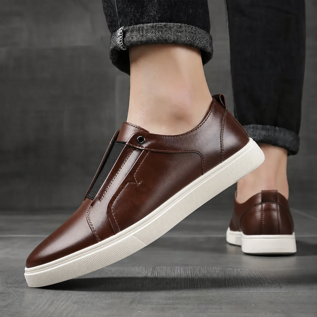 Authentic Leather Maretto Sneakers
