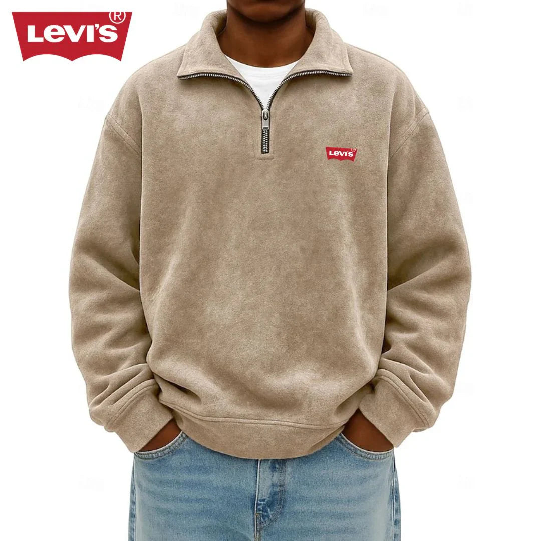 LV™ Men’s Half-Zip Polo Sweatshirt