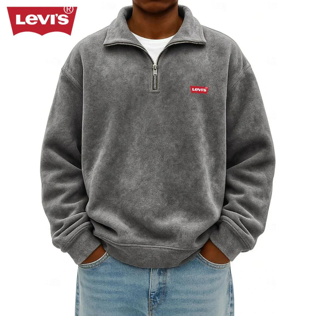 LV™ Men’s Half-Zip Polo Sweatshirt