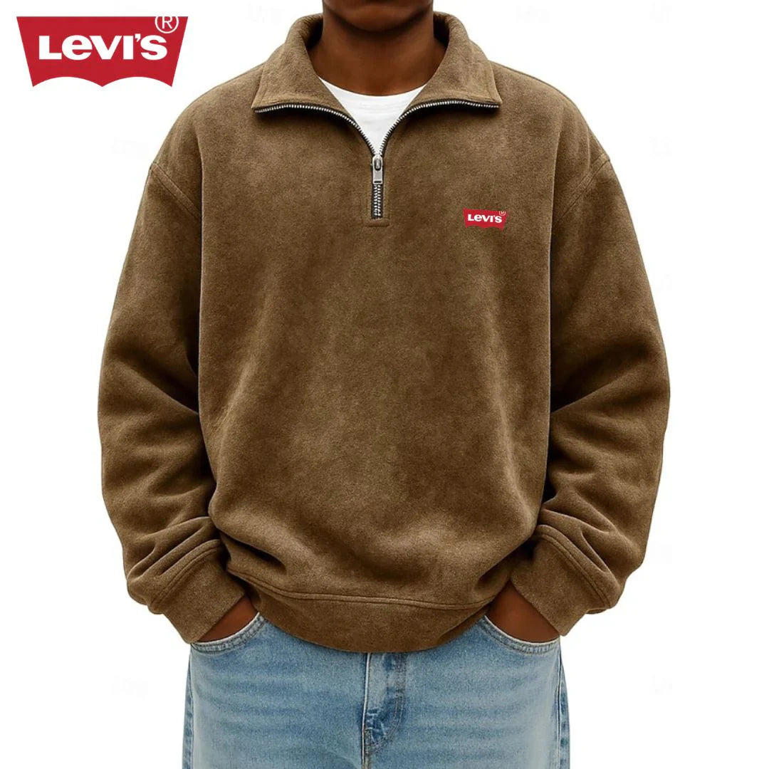 LV™ Men’s Half-Zip Polo Sweatshirt